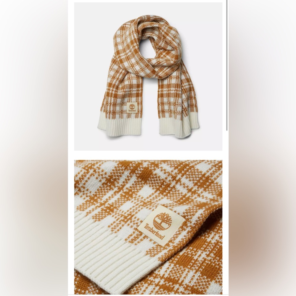 NWT Timberland Womens Plaid Scarf